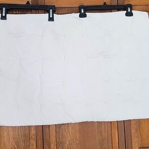 Restoration Hardware Velvet and Linen Tufted Pillow Sham